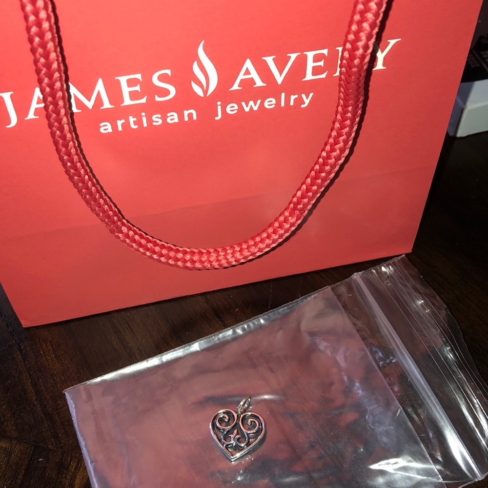 Authentic James Avery French Heart Charm